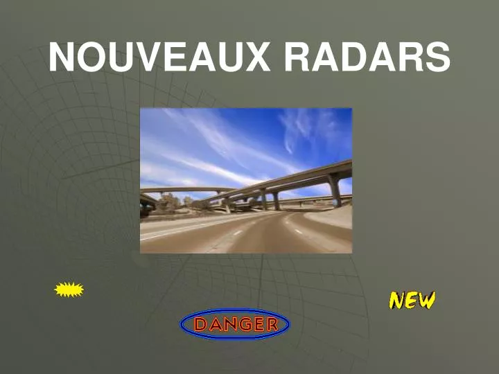 nouveaux radars