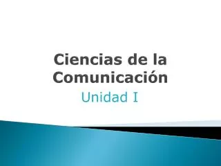 ciencias de la comunicaci n