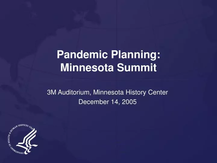 pandemic planning minnesota summit