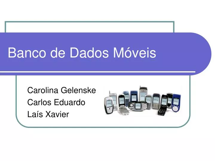 banco de dados m veis