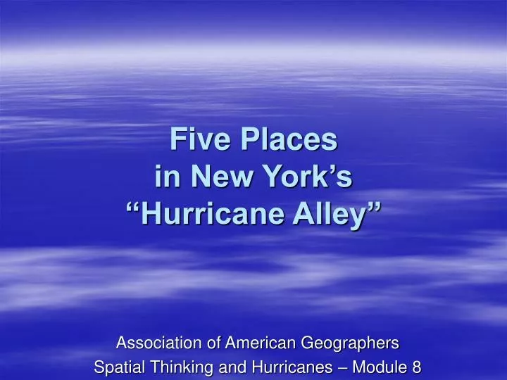 five places in new york s hurricane alley