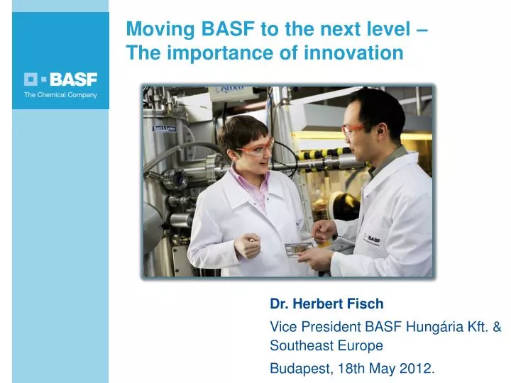 moving basf to the next level the importance of innovation