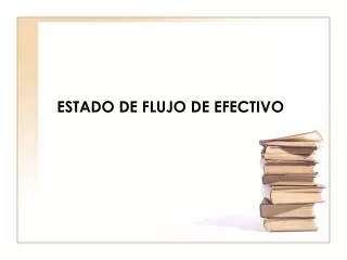 estado de flujo de efectivo