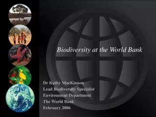Biodiversity at the World Bank