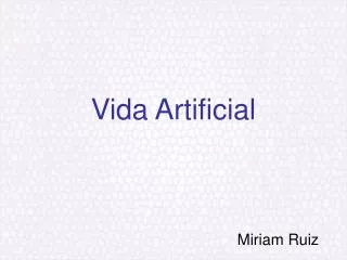 vida artificial