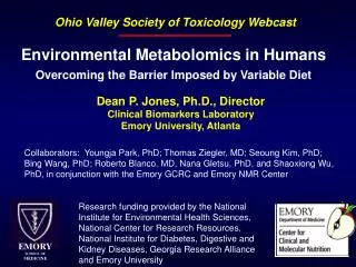 Environmental Metabolomics in Humans Overcoming the Barrier Imposed by Variable Diet