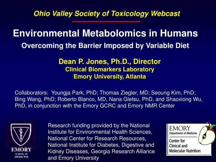 environmental metabolomics in humans overcoming the barrier imposed by variable diet