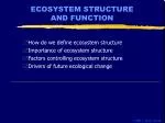 PPT - Chapter 24 Ecosystem Structure and Function PowerPoint ...