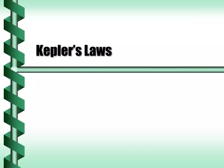 kepler s laws