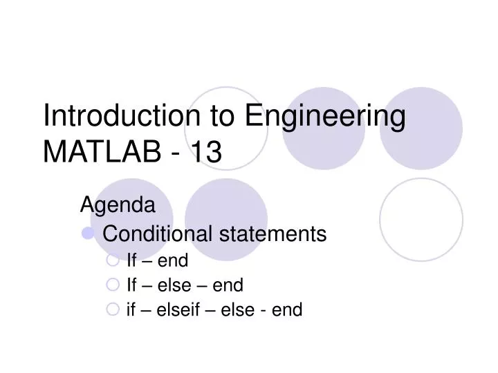 introduction to engineering matlab 13