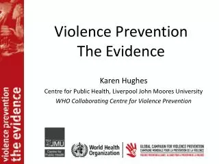 Violence Prevention The Evidence