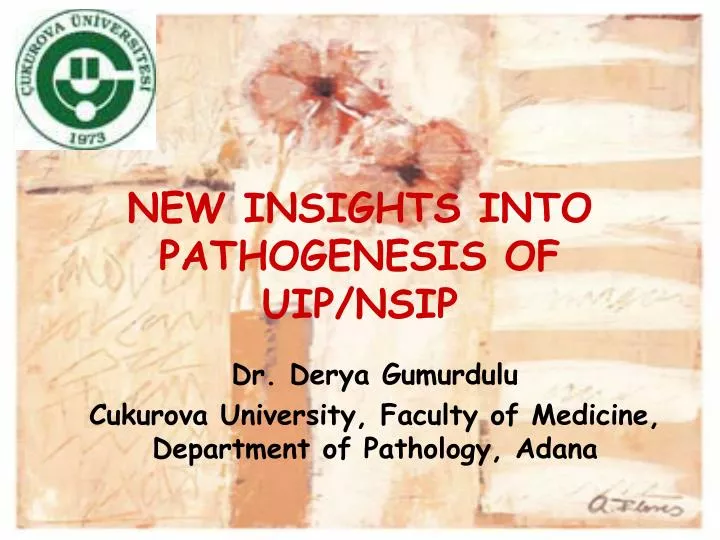 new insights into pathogenesis of uip nsip