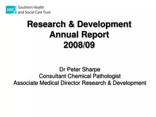 Research &amp; Development Annual Report 2008/09
