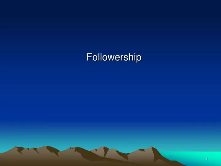 followership