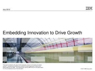 Embedding Innovation to Drive Growth
