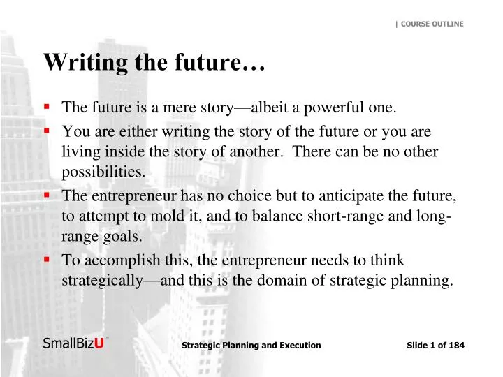 writing the future