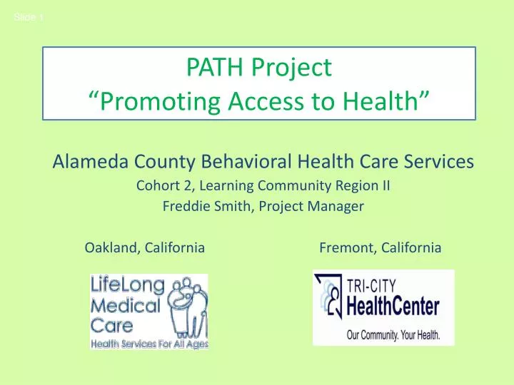 path project promoting access to health