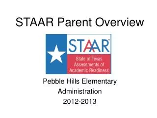 staar parent overview