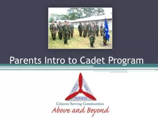 Parents Intro to Cadet Program