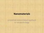 Nanomaterials - slide 1
