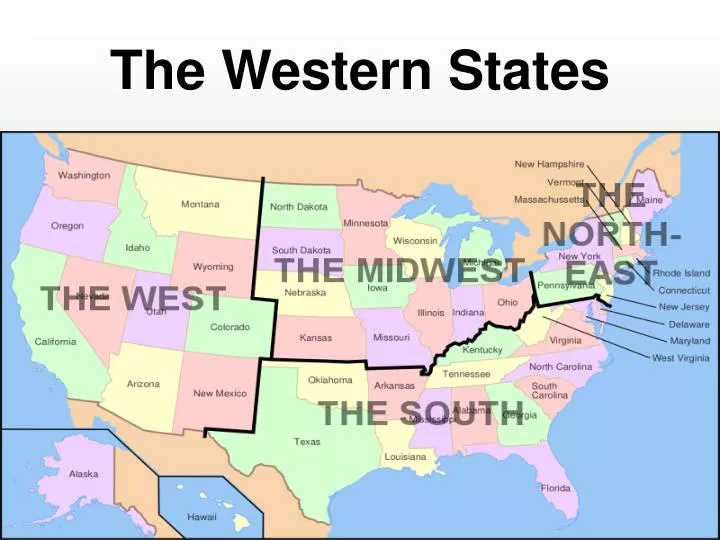 the western states