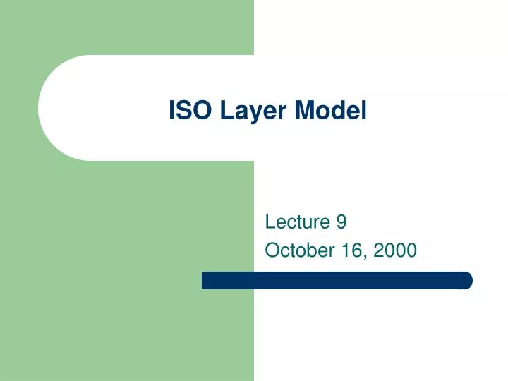 iso layer model