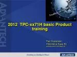 2012 TPC-xx71H basic Product training - slide 1