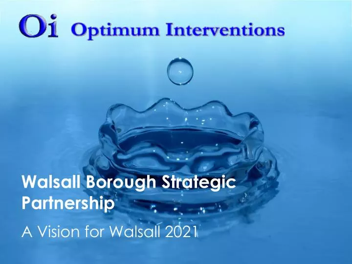 walsall borough strategic partnership