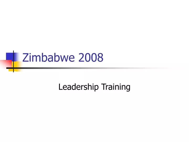 zimbabwe 2008