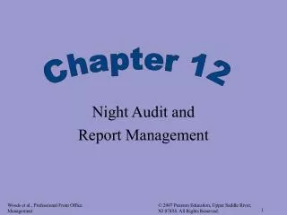 Night Audit and Report Management