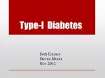 Type-I Diabetes - slide 1