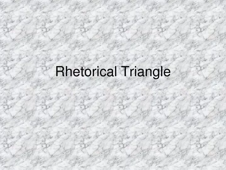 rhetorical triangle