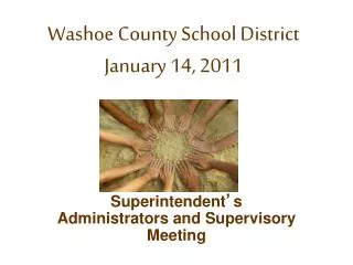 Washoe County School District January 14, 2011