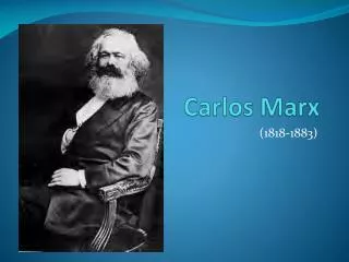 carlos marx