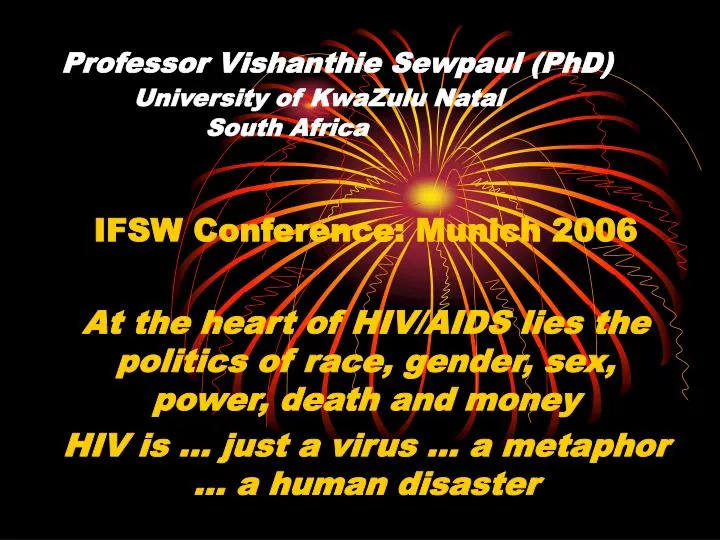 professor vishanthie sewpaul phd university of kwazulu natal south africa