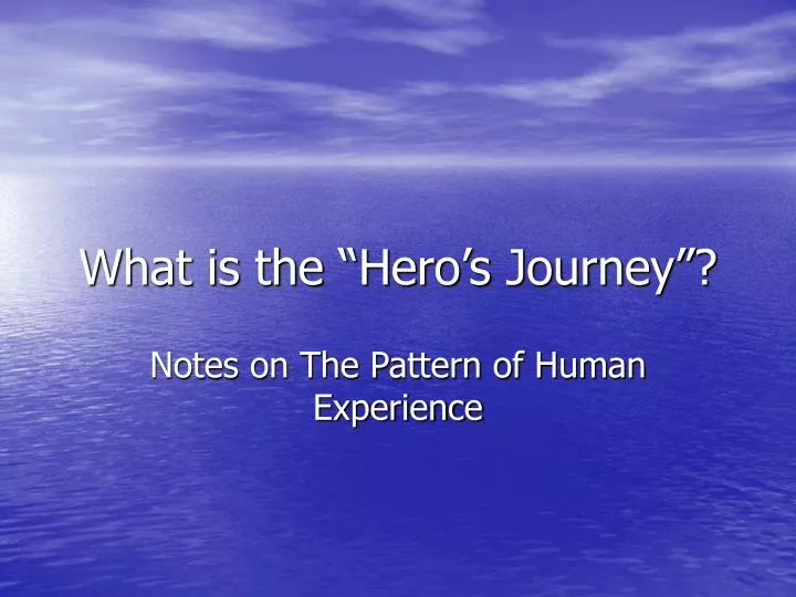 what is the hero s journey