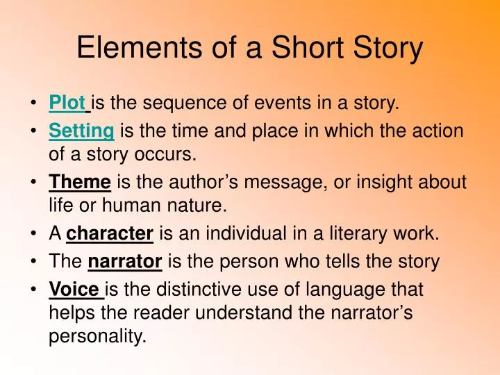 What Elements Of Short Stories Stand Out The Most