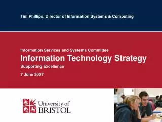 Tim Phillips, Director of Information Systems &amp; Computing