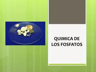 quimica de los fosfatos