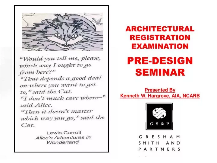 presented by kenneth w hargrove aia ncarb