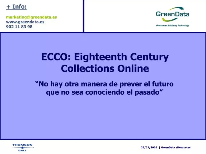 ecco eighteenth century collections online