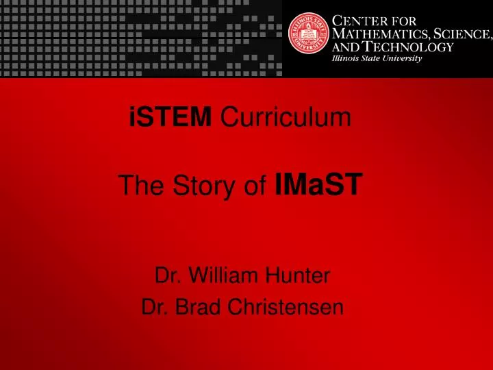 istem curriculum the story of imast