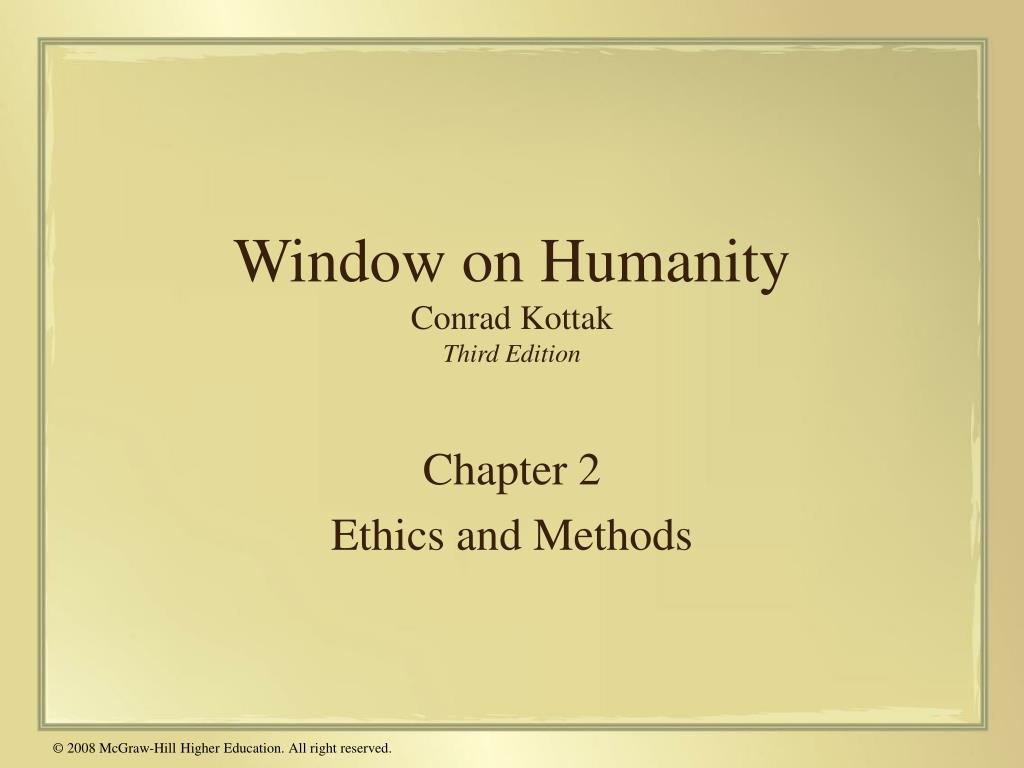 PPT - Window on Humanity Conrad Kottak Third Edition PowerPoint ...
