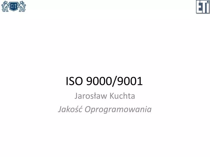 iso 9000 9001