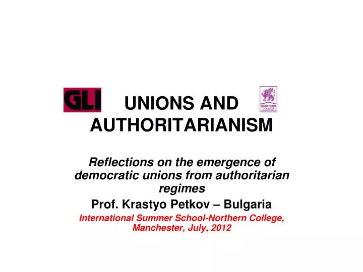 unions and authoritarianism