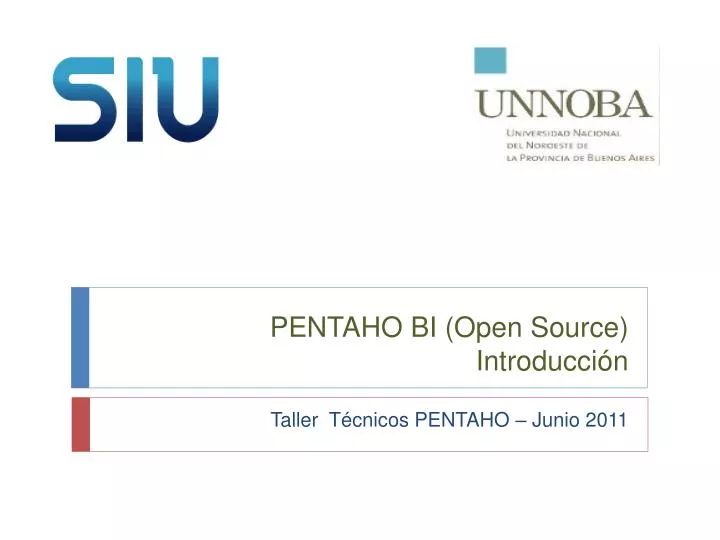 pentaho bi open source introducci n