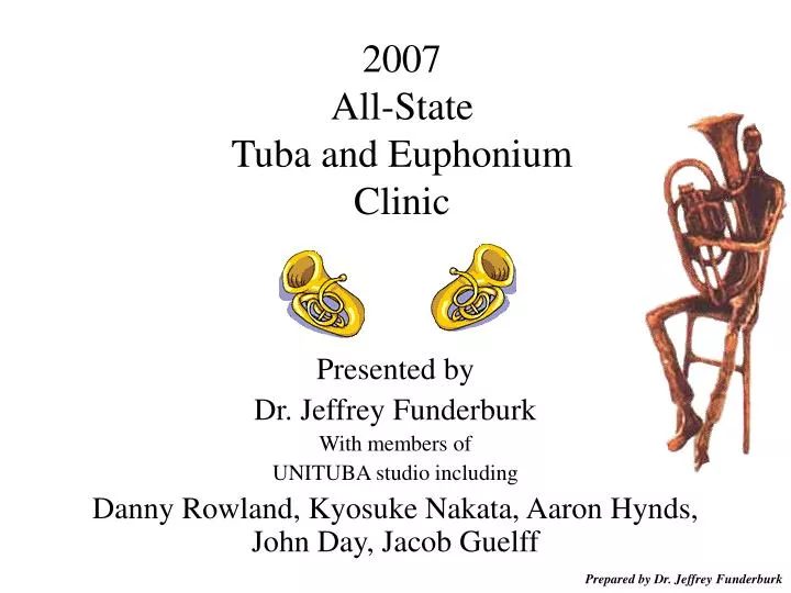 2007 all state tuba and euphonium clinic
