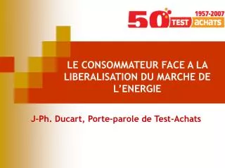 le consommateur face a la liberalisation du marche de l energie