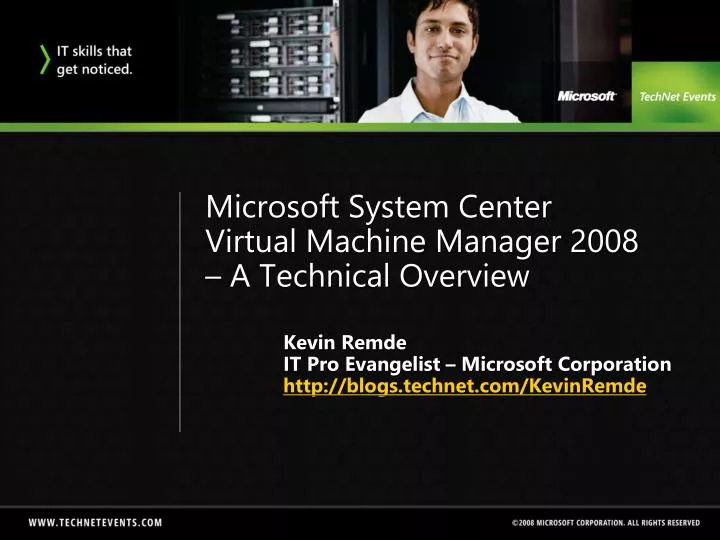 microsoft system center virtual machine manager 2008 a technical overview
