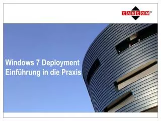 windows 7 deployment einf hrung in die praxis